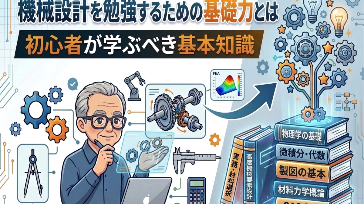 機械設計を勉強するための基礎力とは