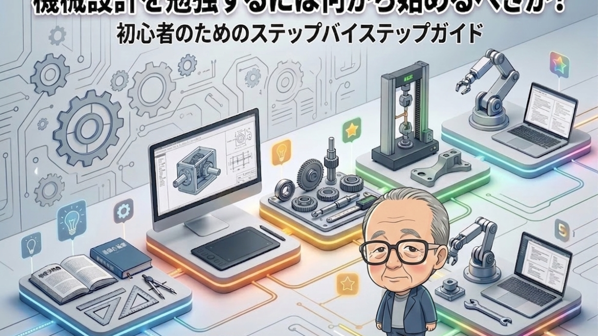 機械設計を勉強するには何から始めるべきか？