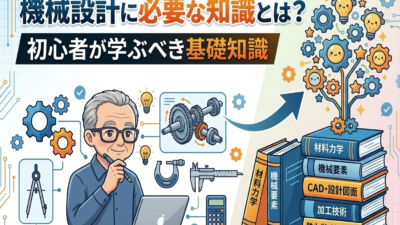 機械設計に必要な知識とは？初心者が学ぶべき基礎知識