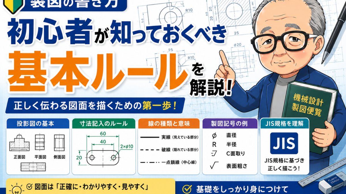 製図の書き方｜初心者が知っておくべき基本ルールを解説