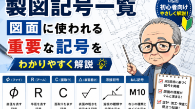 製図記号一覧｜図面に使われる重要な記号をわかりやすく解説