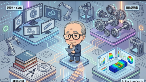 機械設計をマスターするためのスキルマップ