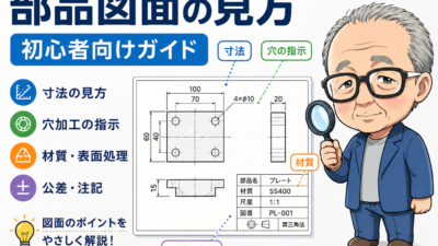 部品図面の見方初心者向けガイド