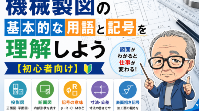機械製図の基本的な用語と記号を理解しよう【初心者向け】