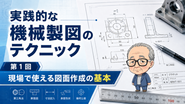 実践的な機械製図のテクニック 第1回｜現場で使える図面作成の基本
