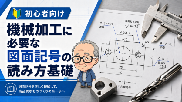 機械加工に必要な図面記号の読み方基礎