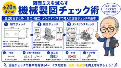 図面ミスを減らす機械製図チェック術｜まとめ