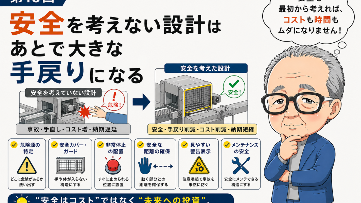 第15回｜安全を考えない設計はあとで大きな手戻りになる
