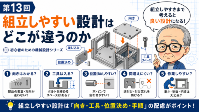 第13回｜組立しやすい設計はどこが違うのか