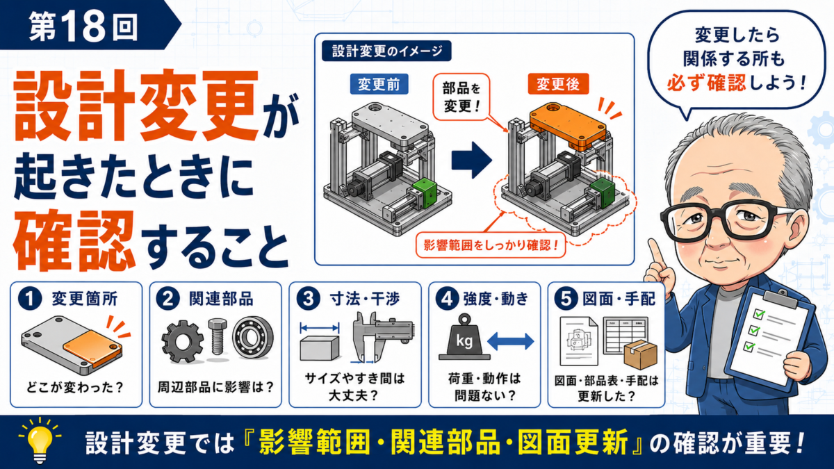 第18回｜設計変更が起きたときに確認すること