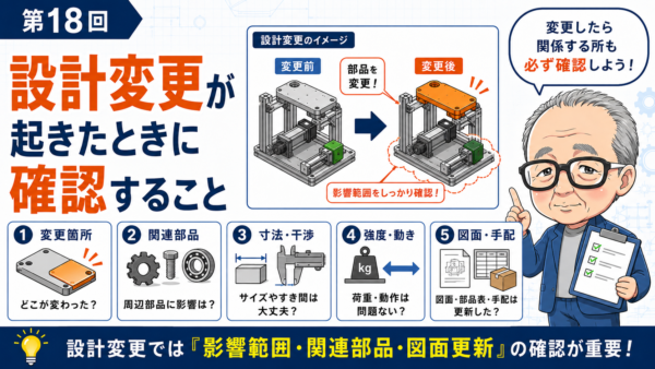 第18回｜設計変更が起きたときに確認すること