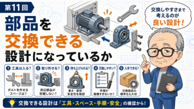 第11回｜部品を交換できる設計になっているか