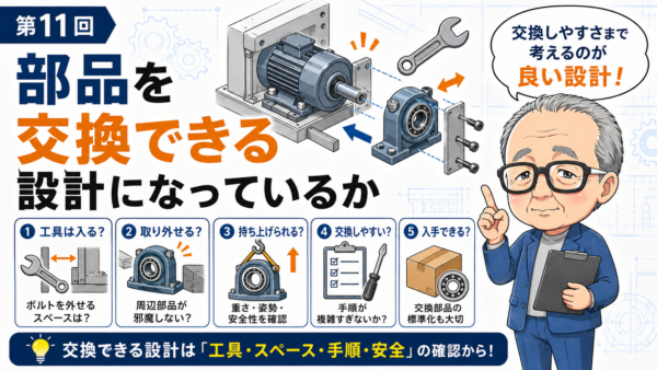 第11回｜部品を交換できる設計になっているか