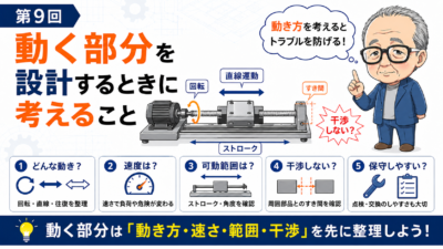 第9回｜動く部分を設計するときに考えること