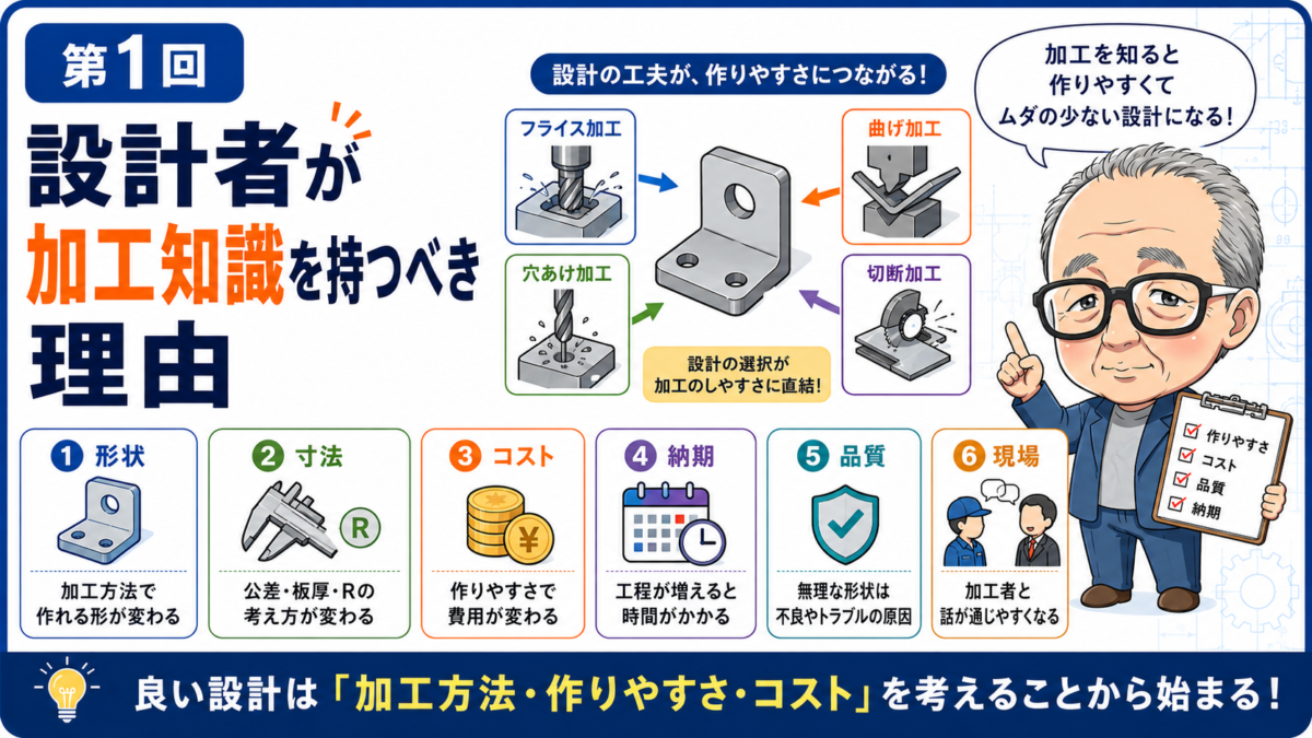 第1回｜設計者が加工知識を持つべき理由