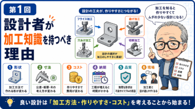 第1回｜設計者が加工知識を持つべき理由