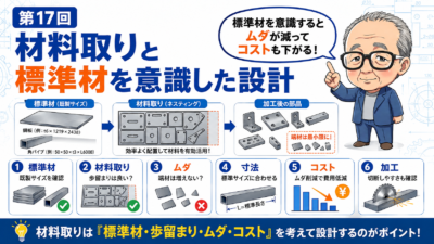 第17回｜材料取りと標準材を意識した設計