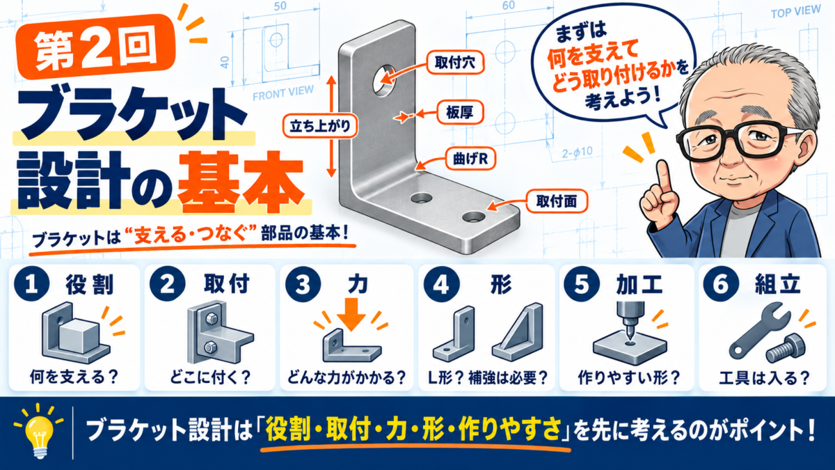 第2回｜ブラケット設計の基本