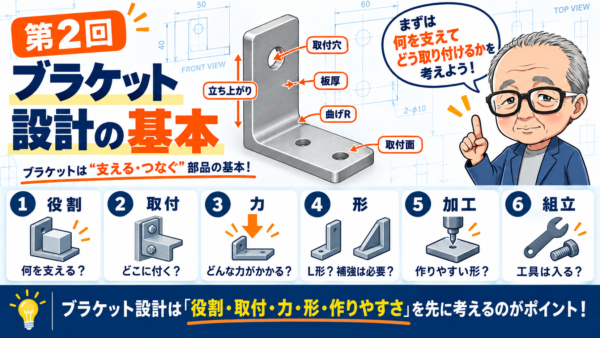 第2回｜ブラケット設計の基本
