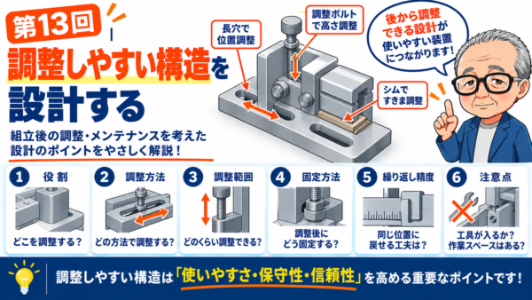 第13回｜調整しやすい構造を設計する