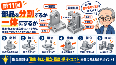 第11回｜部品を分割するか一体にするか