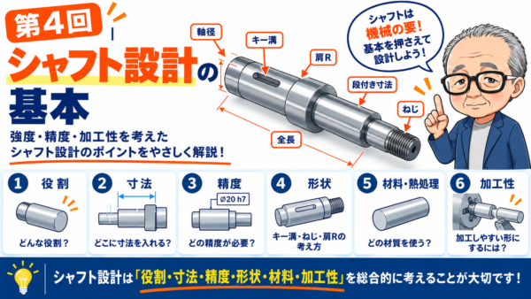 第4回｜シャフト設計の基本