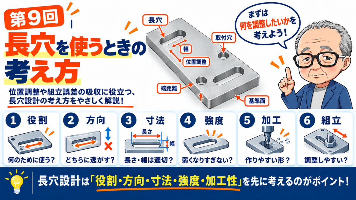 第9回｜長穴を使うときの考え方