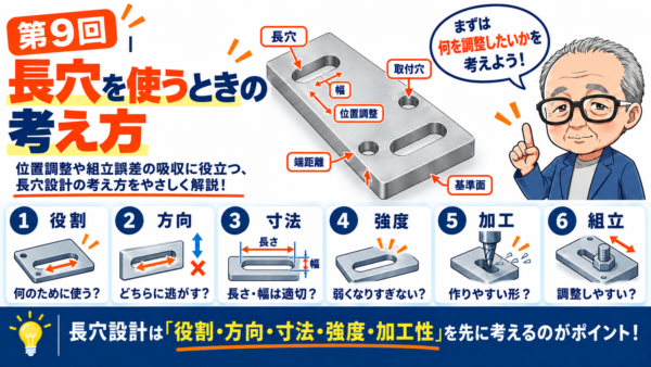 第9回｜長穴を使うときの考え方