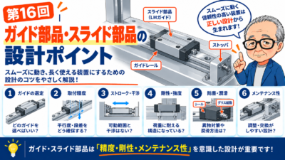 第16回｜ガイド部品・スライド部品の設計ポイント