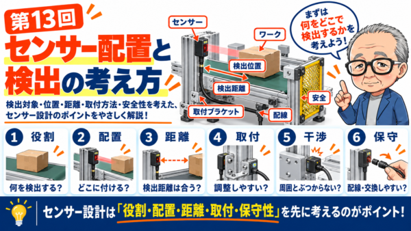 第13回｜センサー配置と検出の考え方