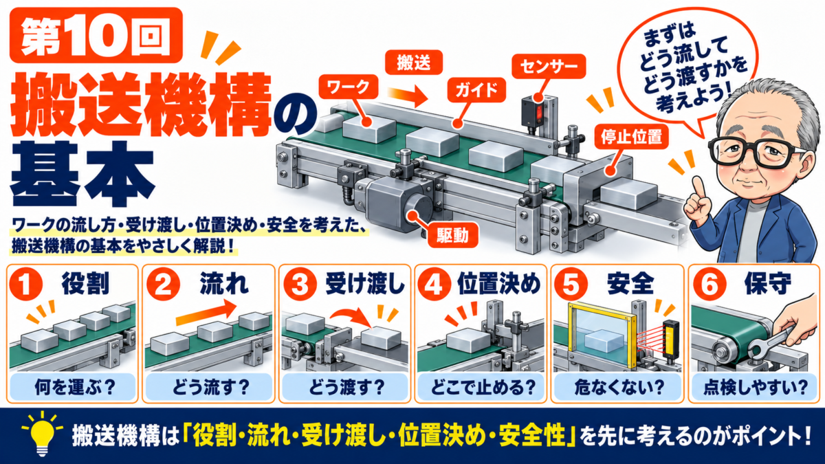 第10回｜搬送機構の基本