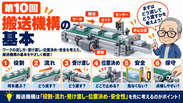 第10回｜搬送機構の基本