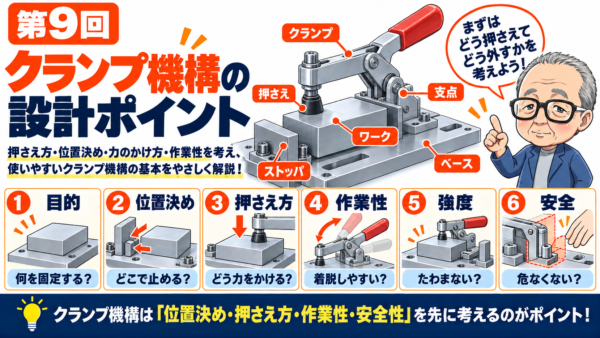 第9回｜クランプ機構の設計ポイント