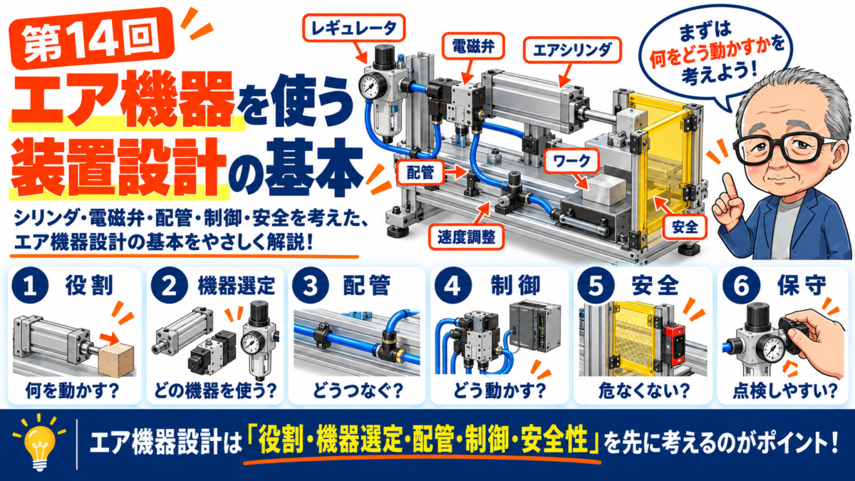 第14回｜エア機器を使う装置設計の基本
