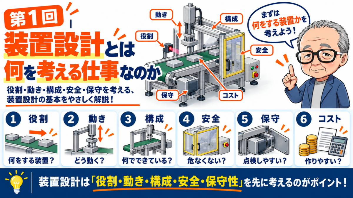 第1回｜装置設計とは何を考える仕事なのか