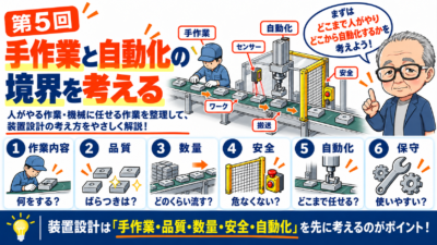 第5回｜手作業と自動化の境界を考える