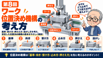 第8回｜ワーク位置決め機構の考え方